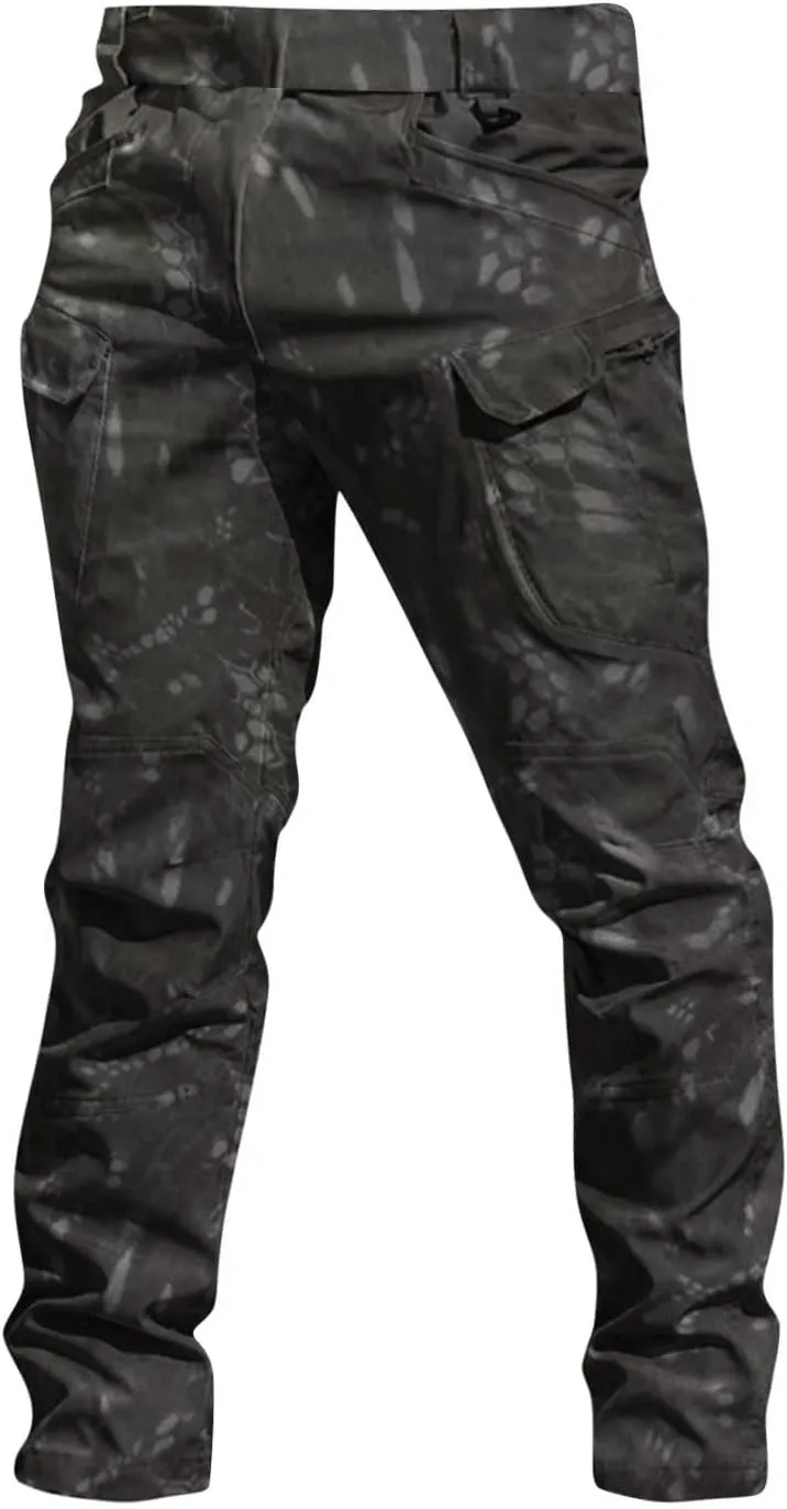 Cargo Pants Men Comfort Travel Stretch Camping Work Pants Resistant Outdoor Ripstop Lightweight Fishing Hiking Pants