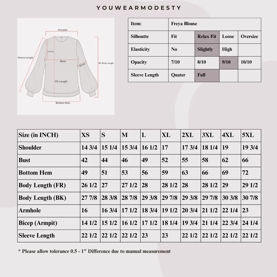 Freya Blouse - Grey