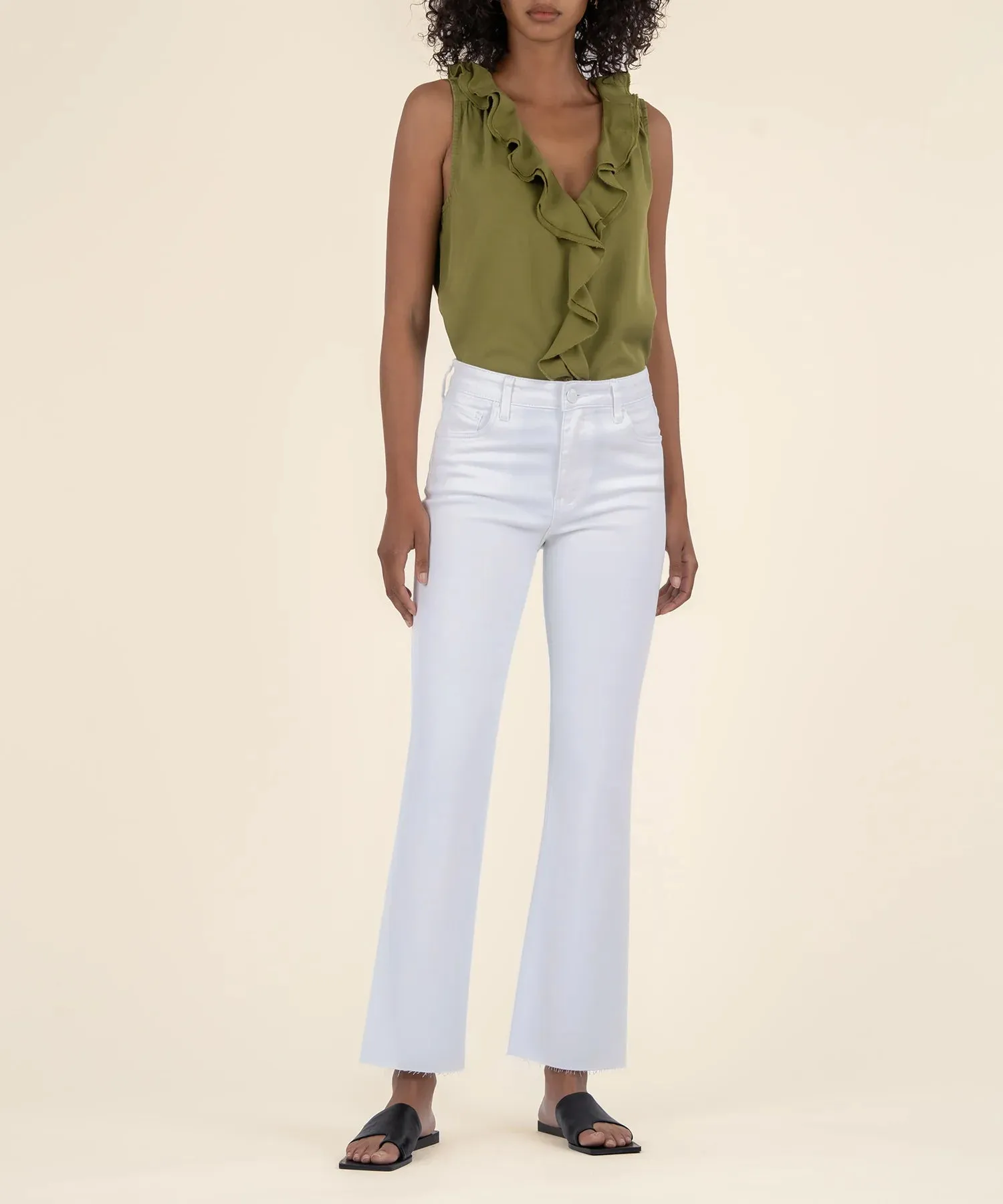 Genessa Top- Light Olive