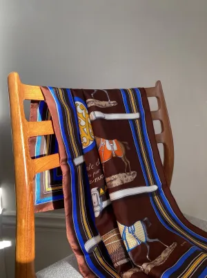 HERMES Silk Scarf