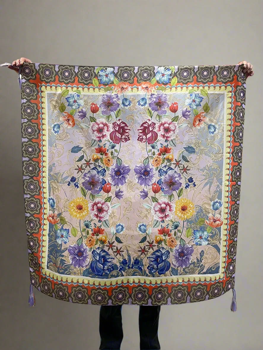 Johnny Was Silk Scarf - Deco C92625-3