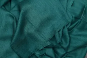 Teal Beautiful Hand Woven Solid Colour Soft Silk Wool Scarf | Stole | Shawl | Wrap