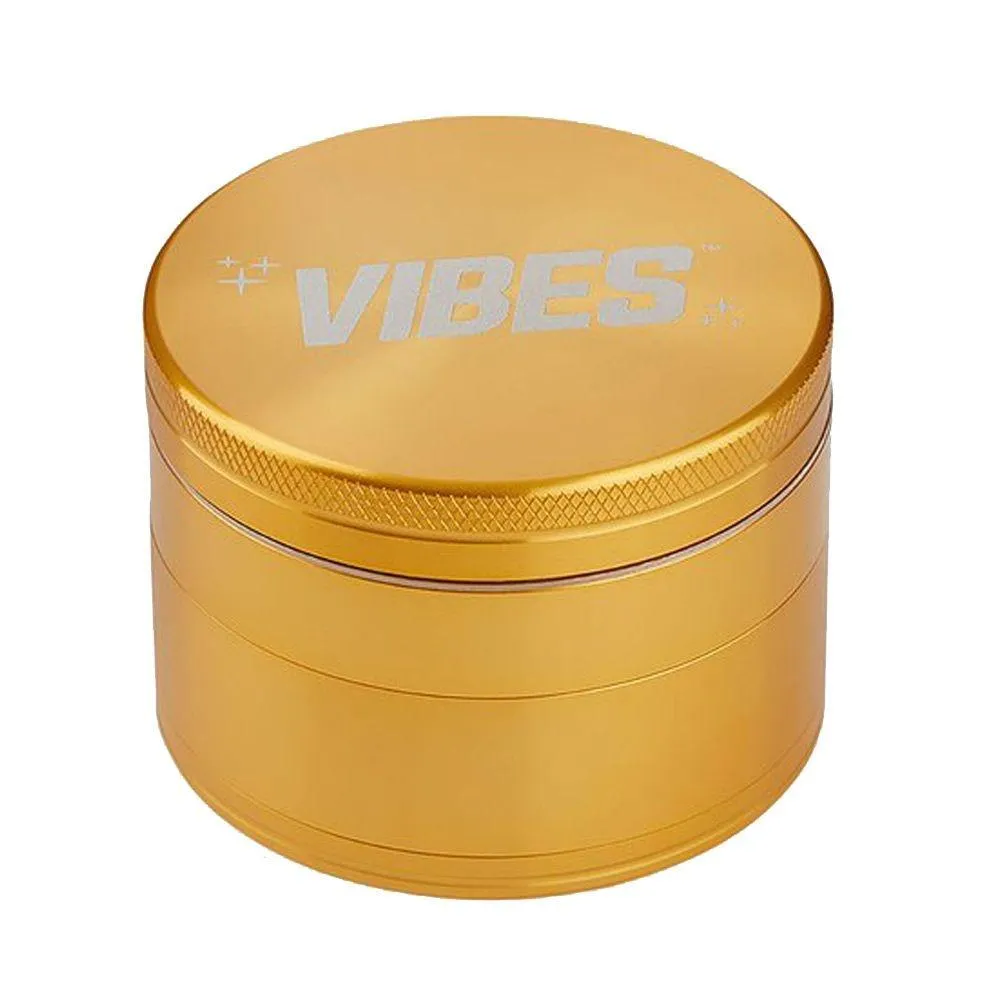 Vibes x Aerospace - Gold Aluminium - 4 Piece Herb Grinder