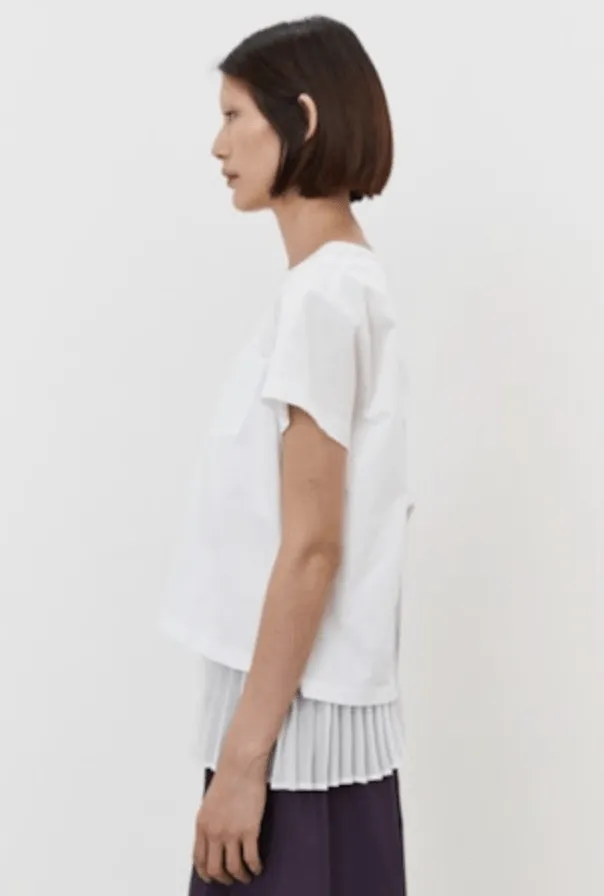 White Layered Blouse