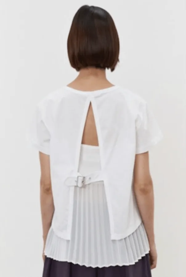 White Layered Blouse