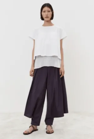 White Layered Blouse
